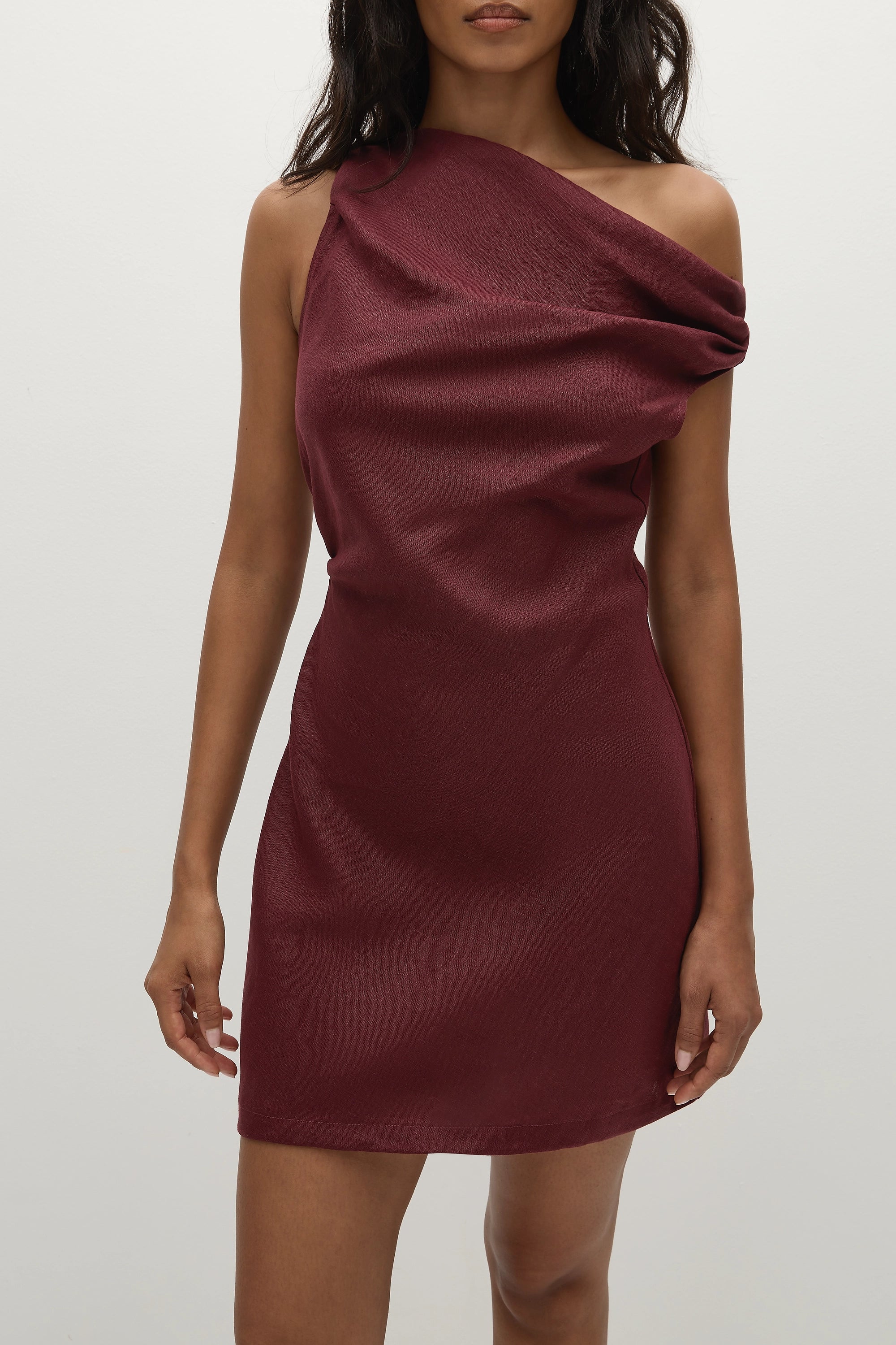 Suis Mini Dress Bordeaux