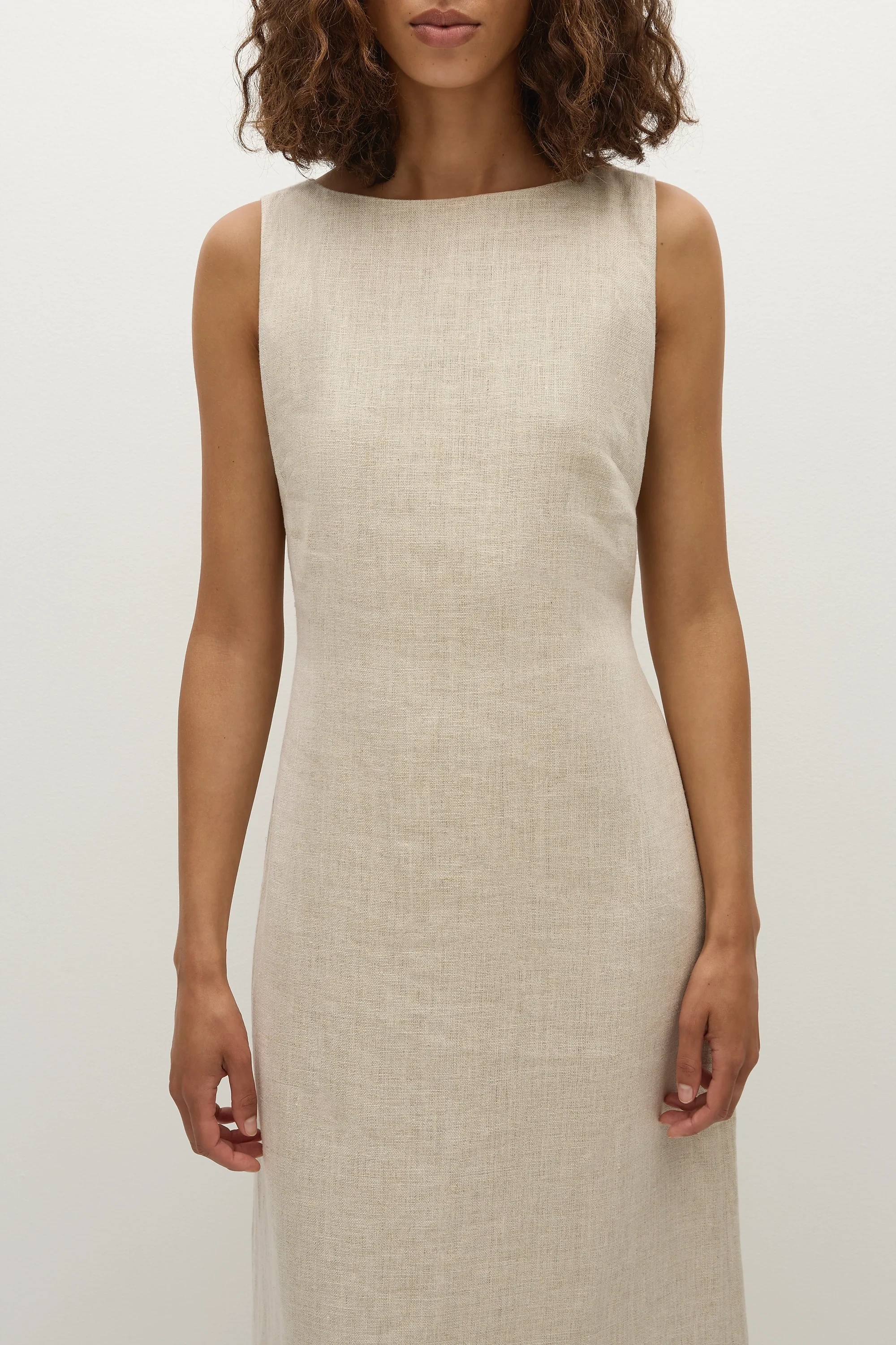 Taylor Midi Dress Natural
