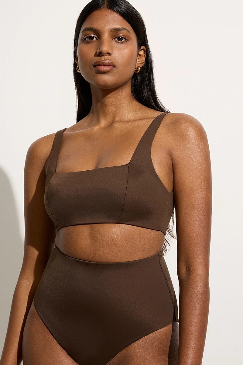 Zizi Bikini Top Coffee