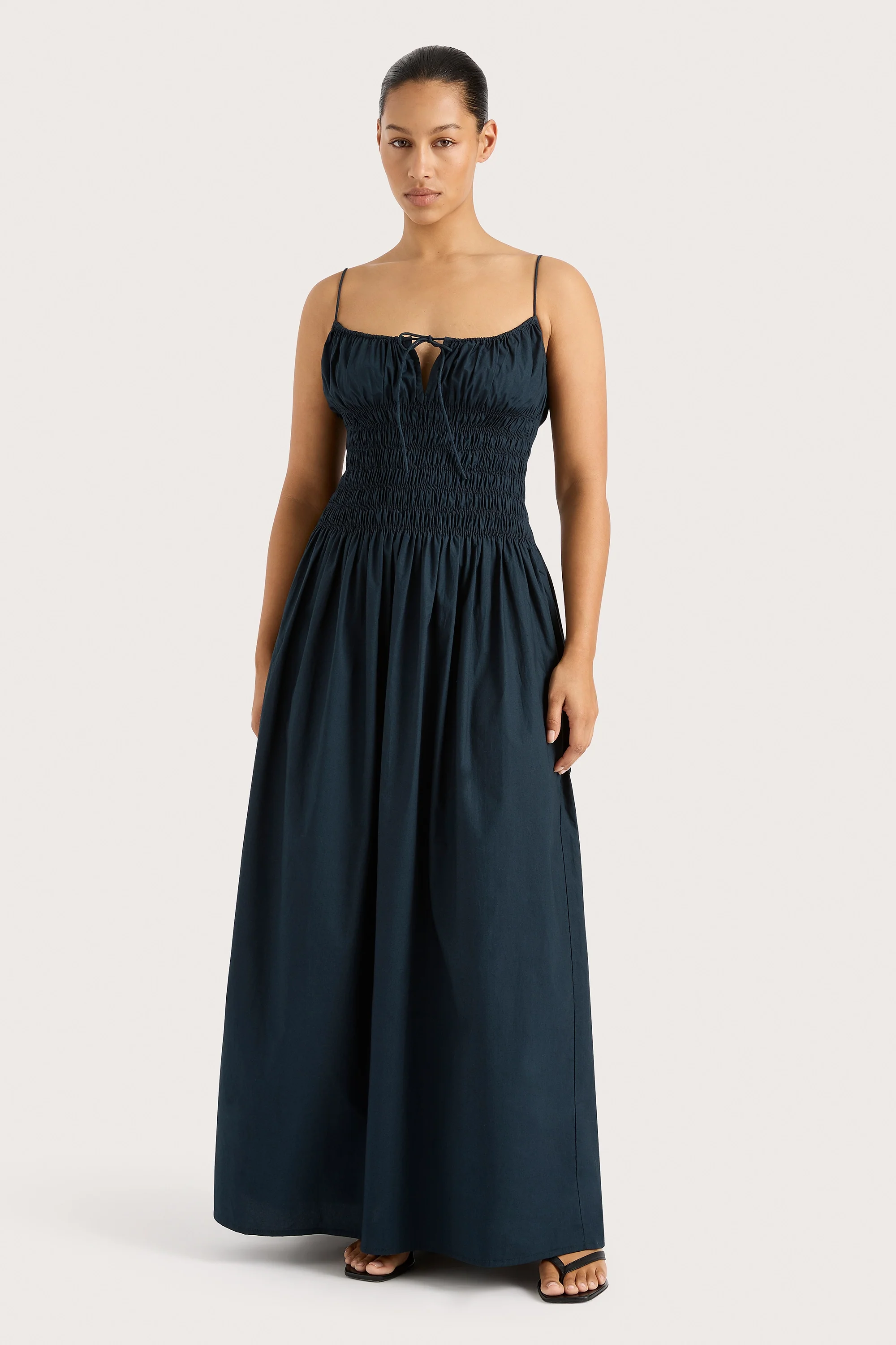 Claude Maxi Dress Navy - Final Sale