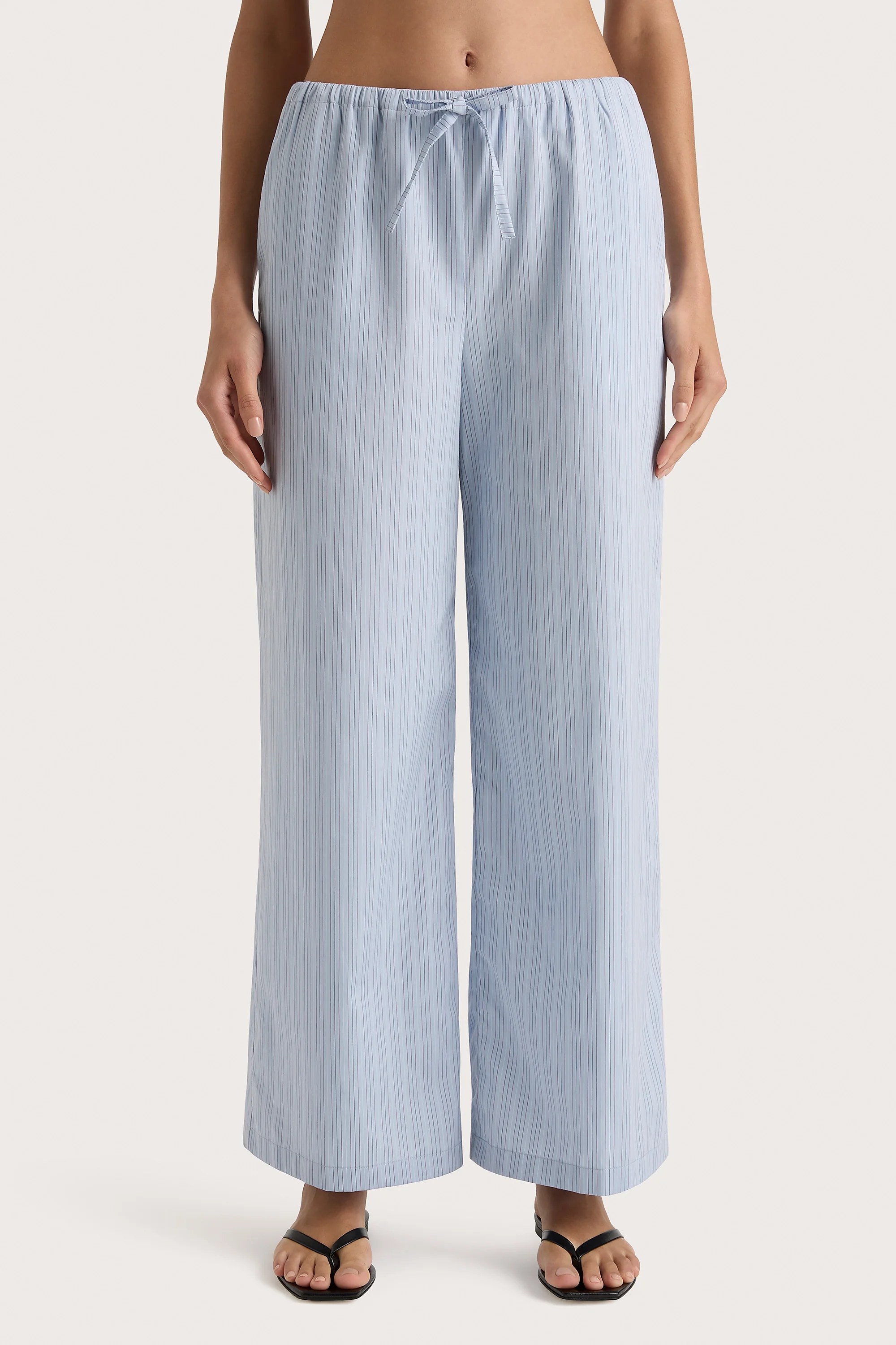 Freja Pant Blue Pinstripe - Final Sale