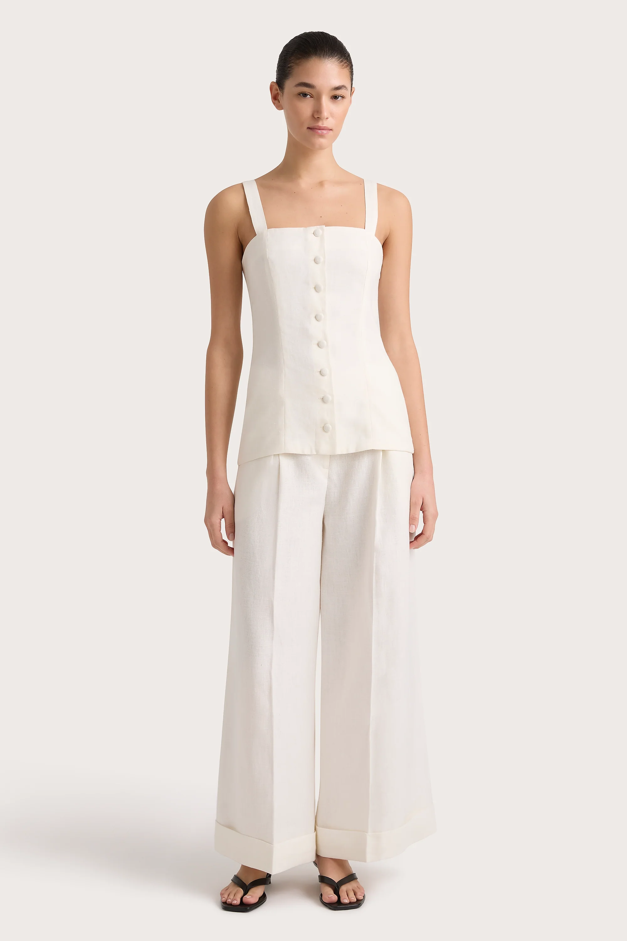 Corbiere Vest White - Final Sale
