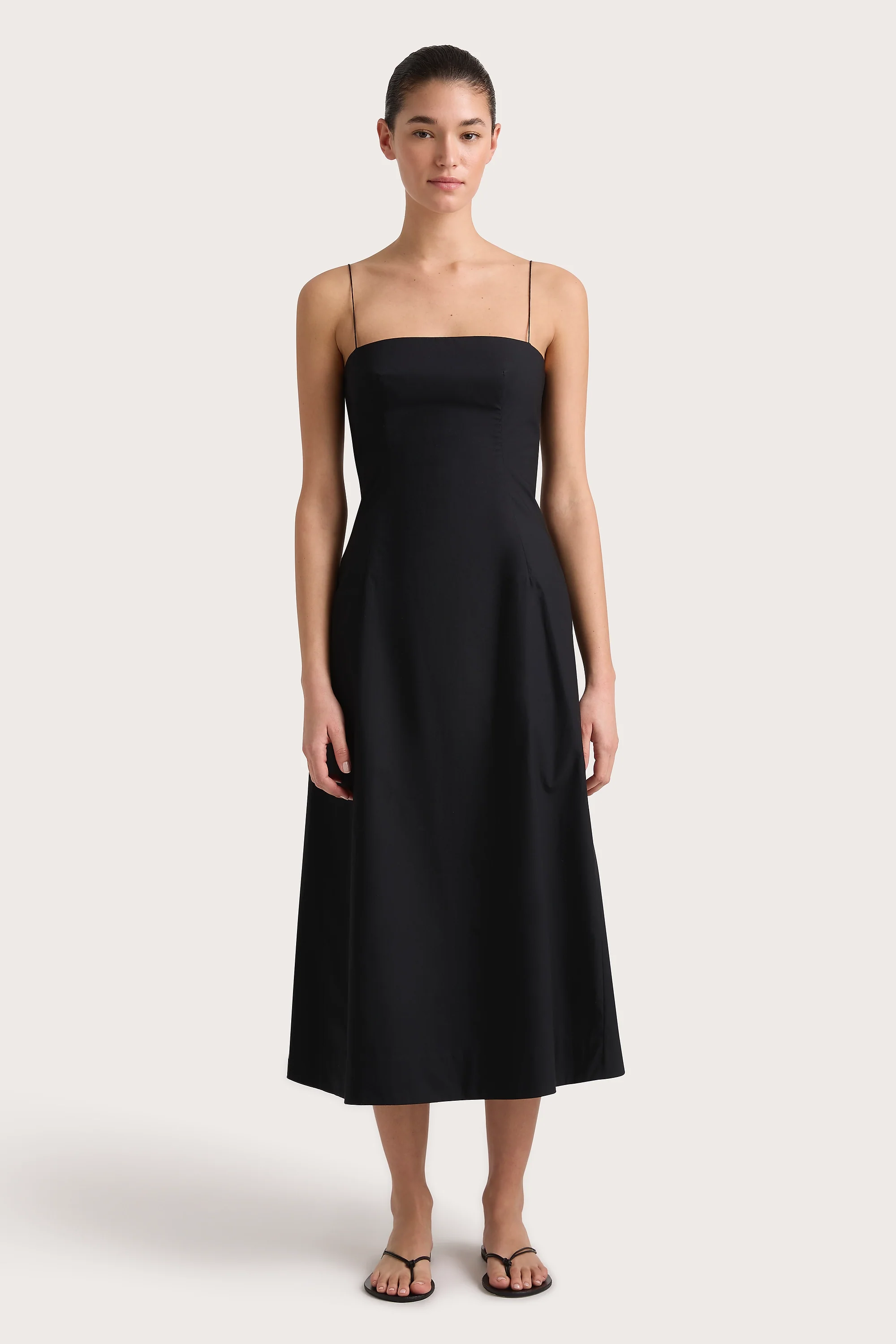 Ostano Midi Dress Black - Final Sale