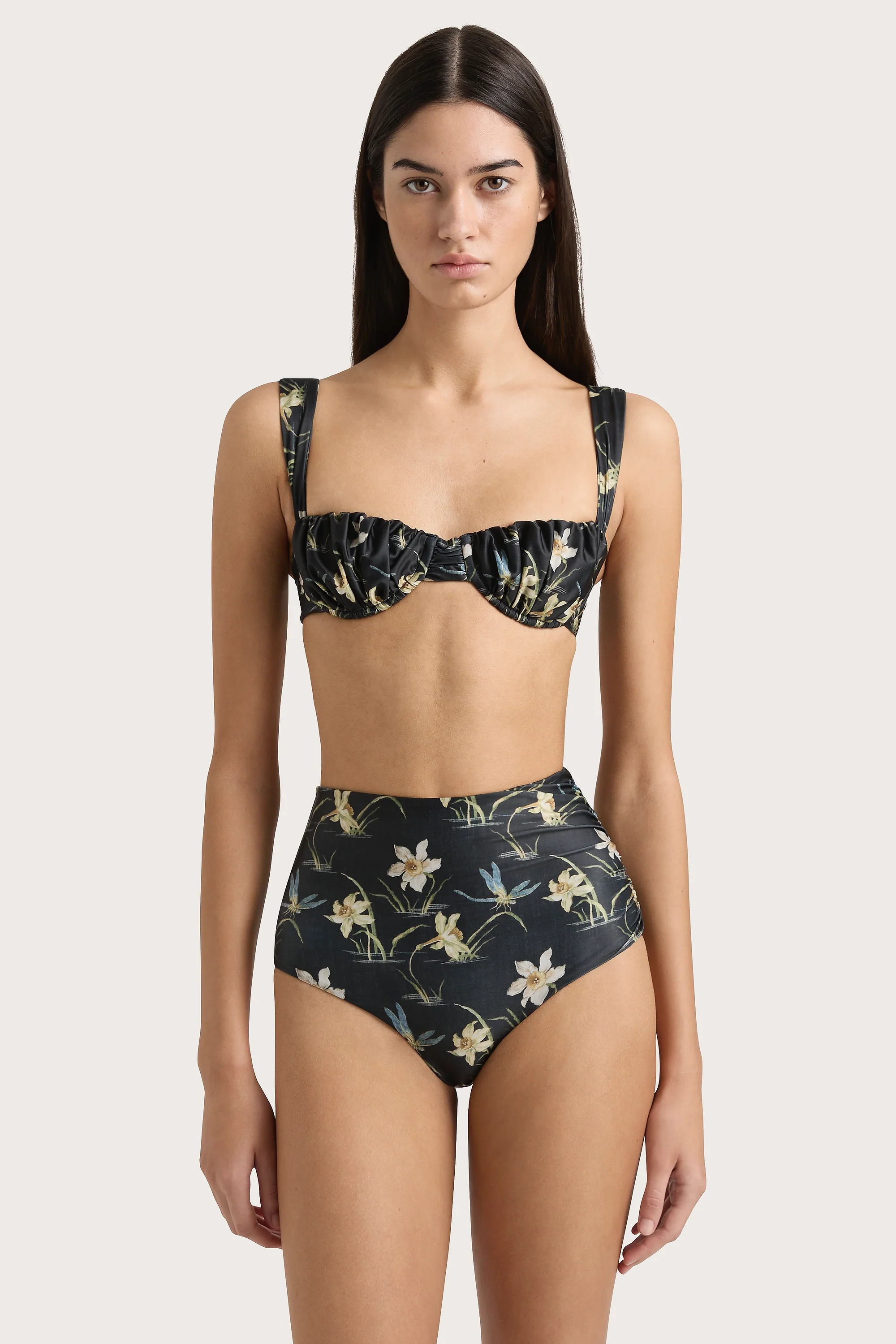 Bianca Bikini Bottom Daffodil Print - Final Sale