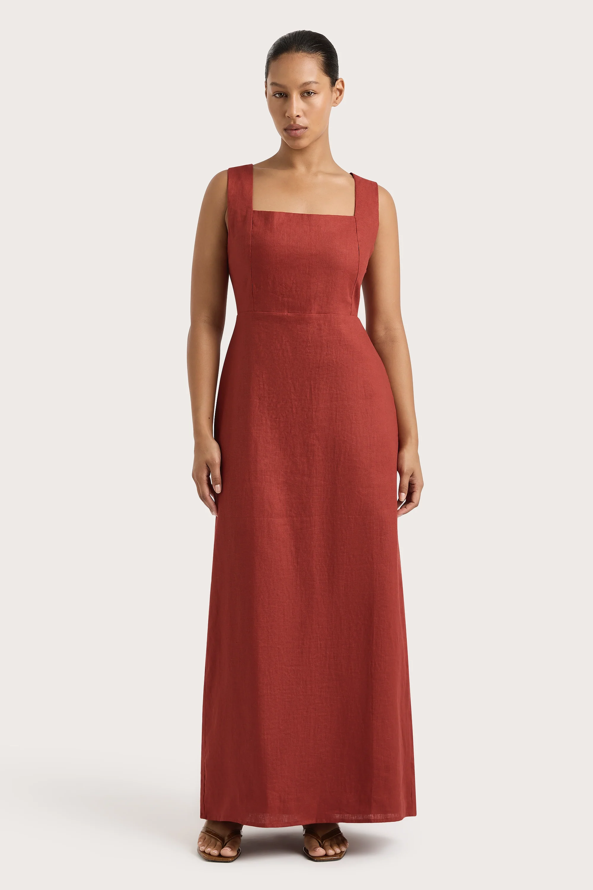 Lais Midi Dress Garnet - Final Sale